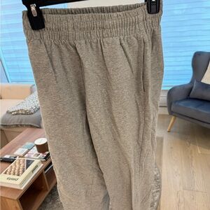 Gray comfortable sweatpants